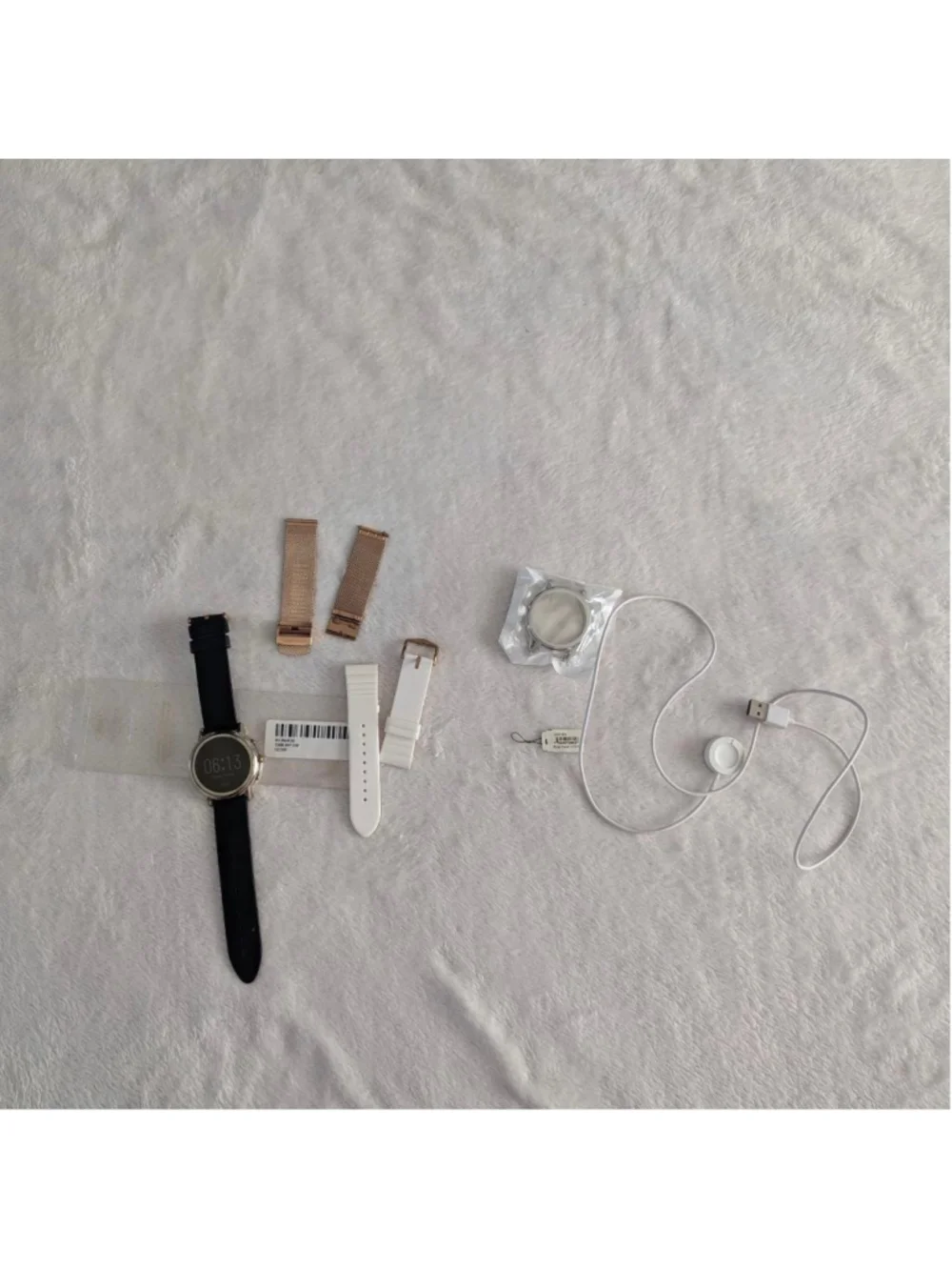 Fossil Julianna HR Rose Gold Black Smartwatch